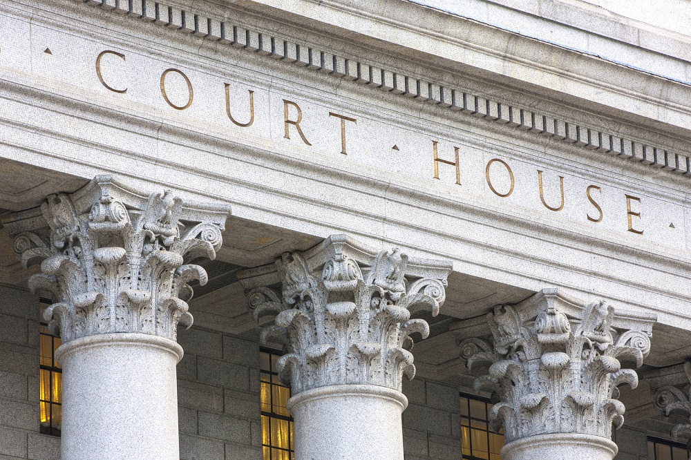 Courthouse facade